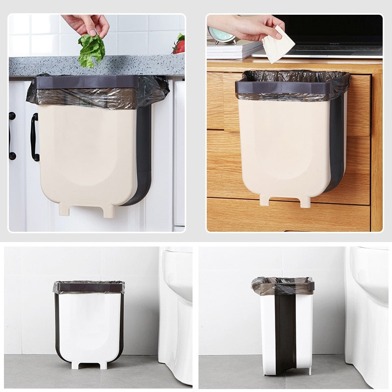 Mounted Hanging Trash Can