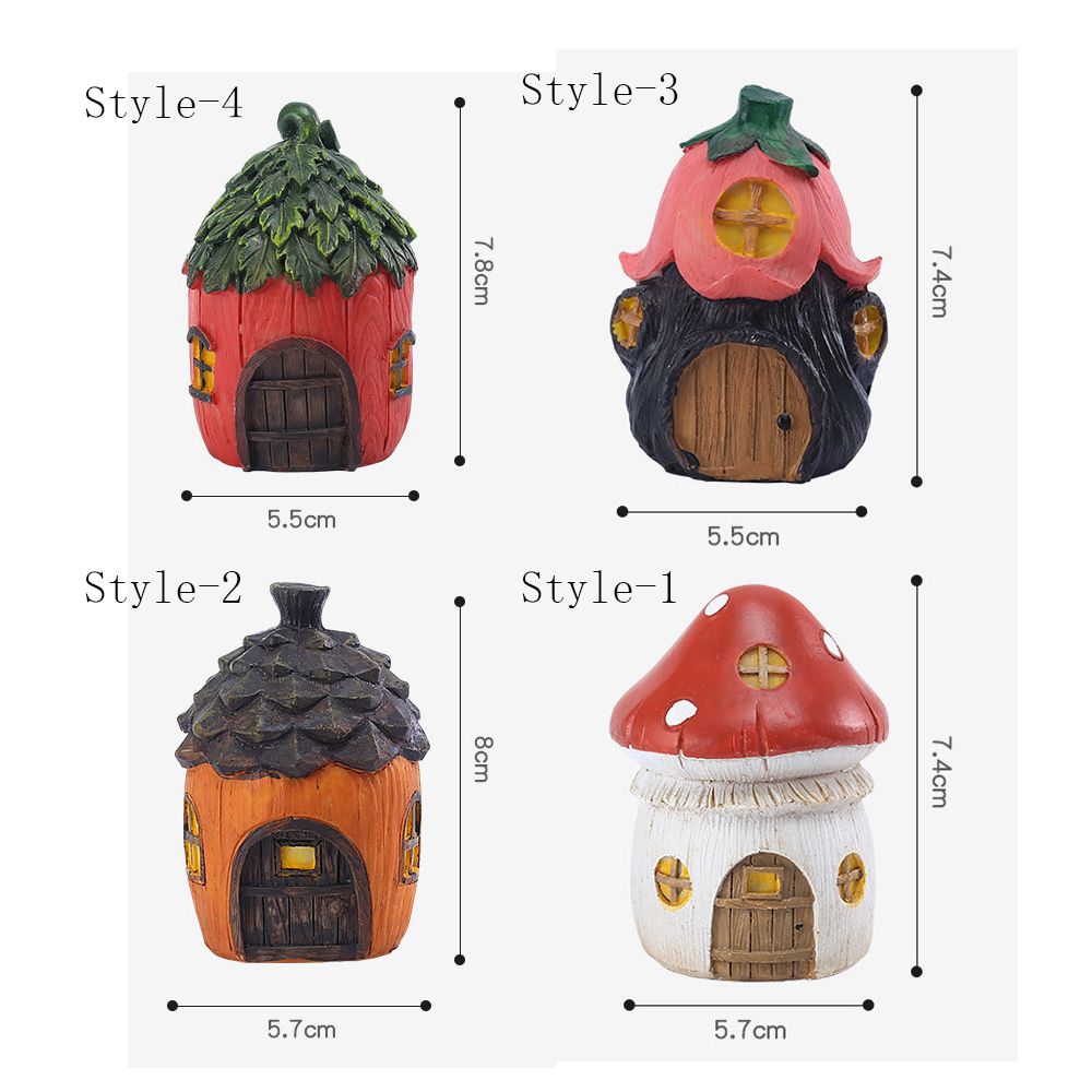 Garden Mushroom Figurines