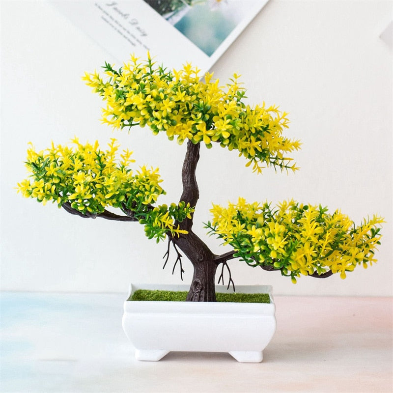 Artificial Plastic Plants Bonsai