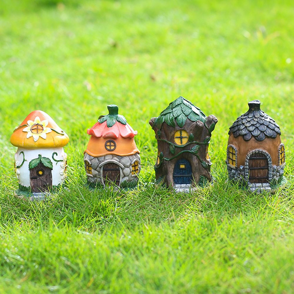 Garden Mushroom Figurines