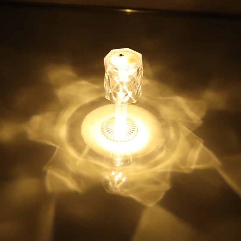 Crystal Diamond Table Lamp