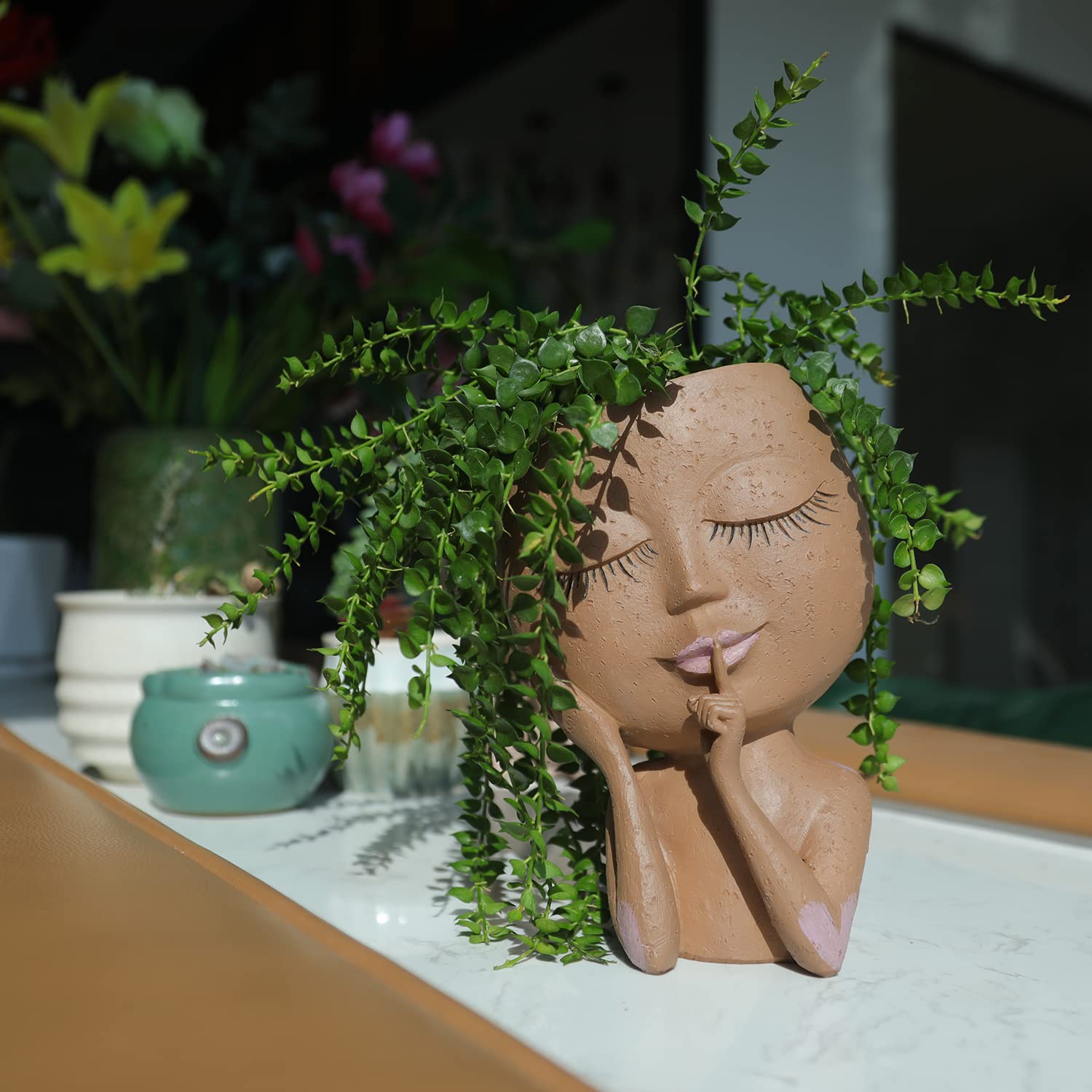 Face Flower Garden Pot