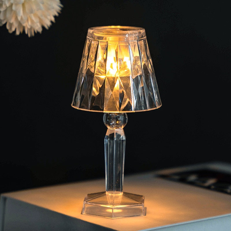 Crystal Diamond Table Lamp