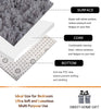Silver Bubble Kiss Thick Round Rug