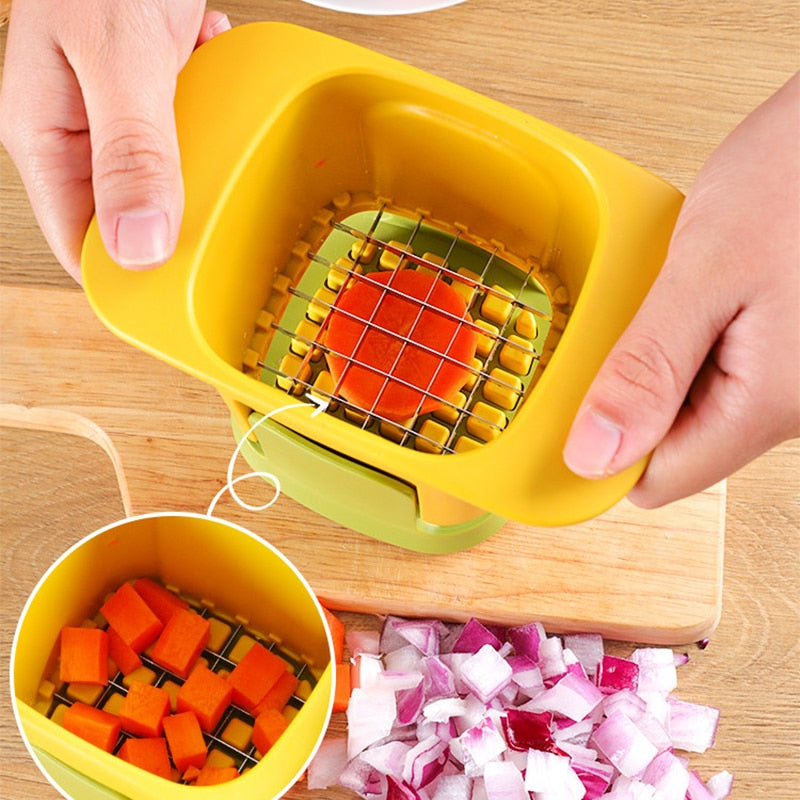 Vegetable Dicing and Cutting Tool