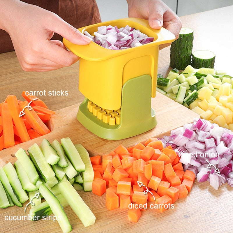 Vegetable Dicing and Cutting Tool