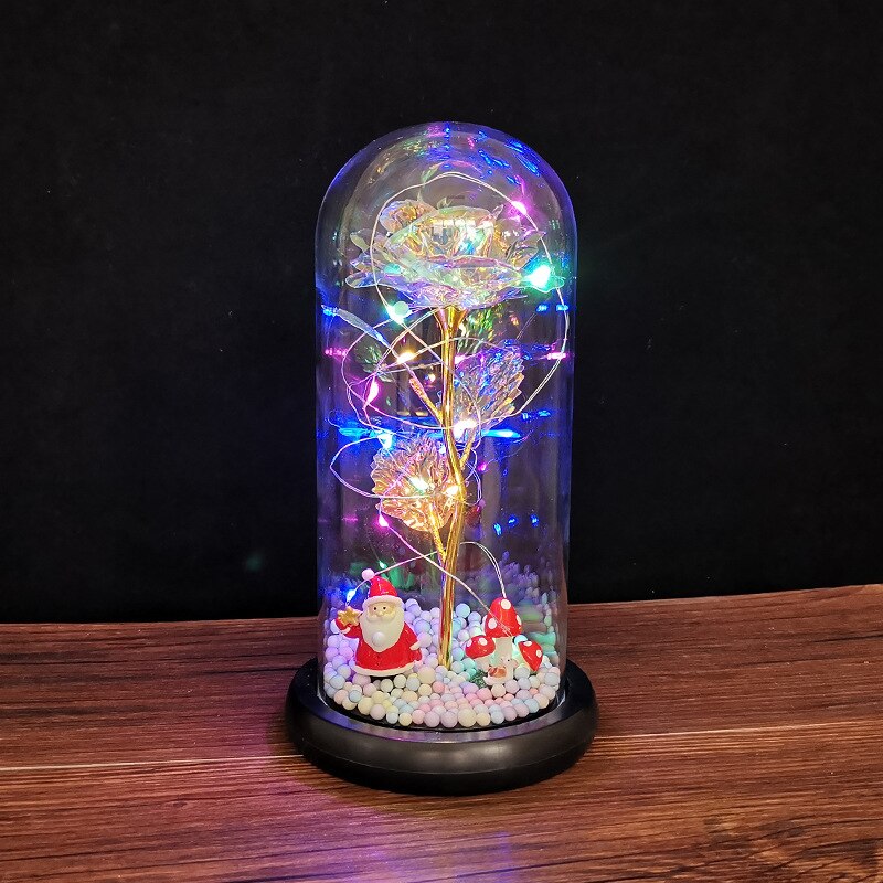 LED Christmas Decoration In Glass