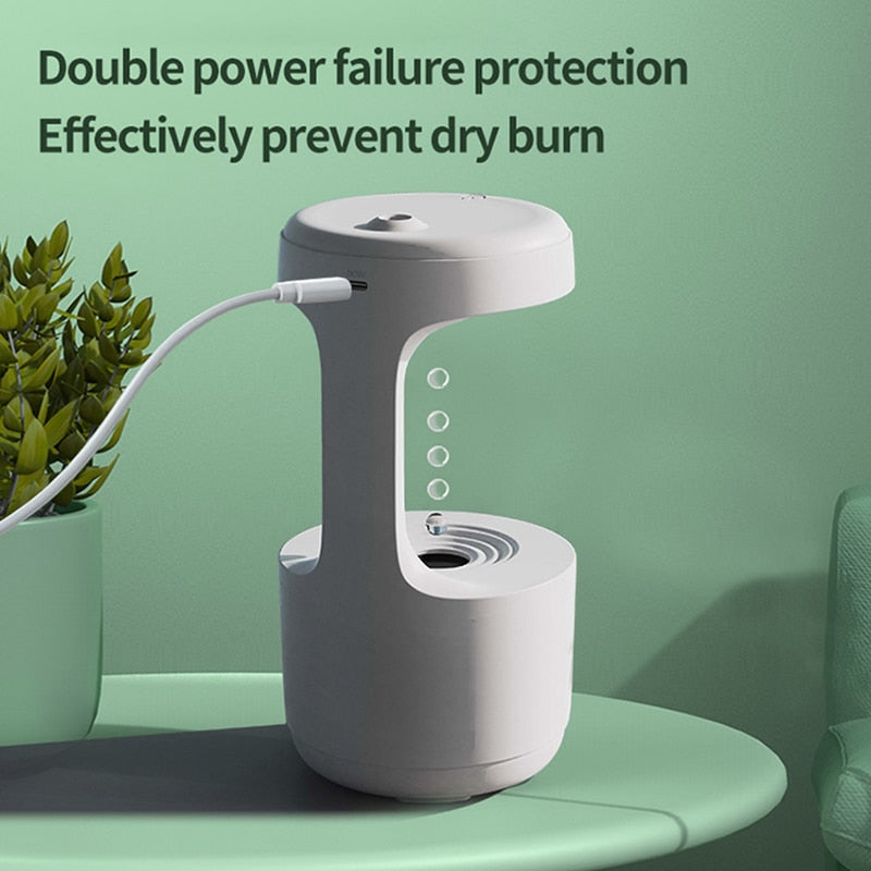 Anti-Gravity Water Droplets Air Humidifier