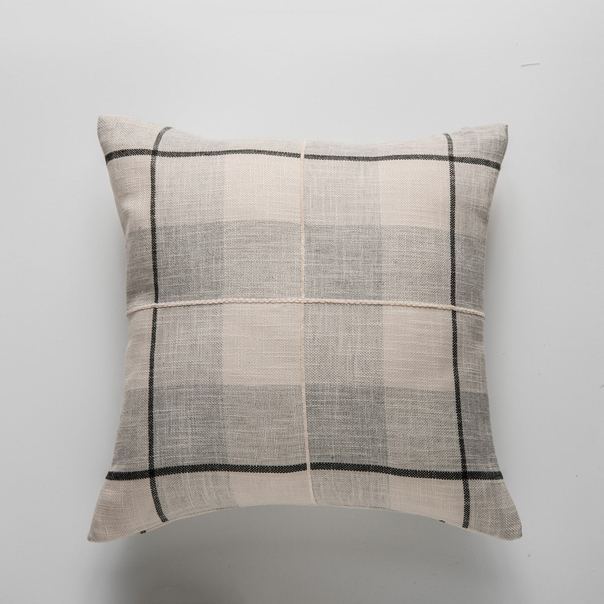 Simple Plaid Cushion Cover